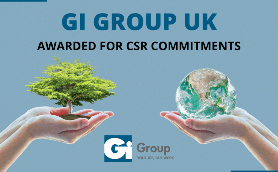 Gi Group UK awarded silver medal by EcoVadis for CSR commitment