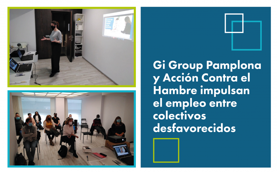 Gi Group Pamplona y Acción Contra el Hambre impulsan el empleo en la capital navarra.